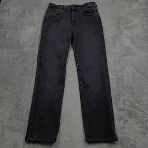 Mavi‎ Jeans Womens 29 Black Denim Kendra High Rise Straight Leg Preppy